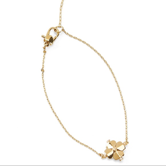 kate spade Jewelry - Kate Spade Gold Bracelet with Clover